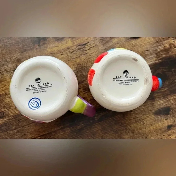 BUNDLE: Bay Island | 2- ceramic snowman mugs/set. - Picture 3 of 10